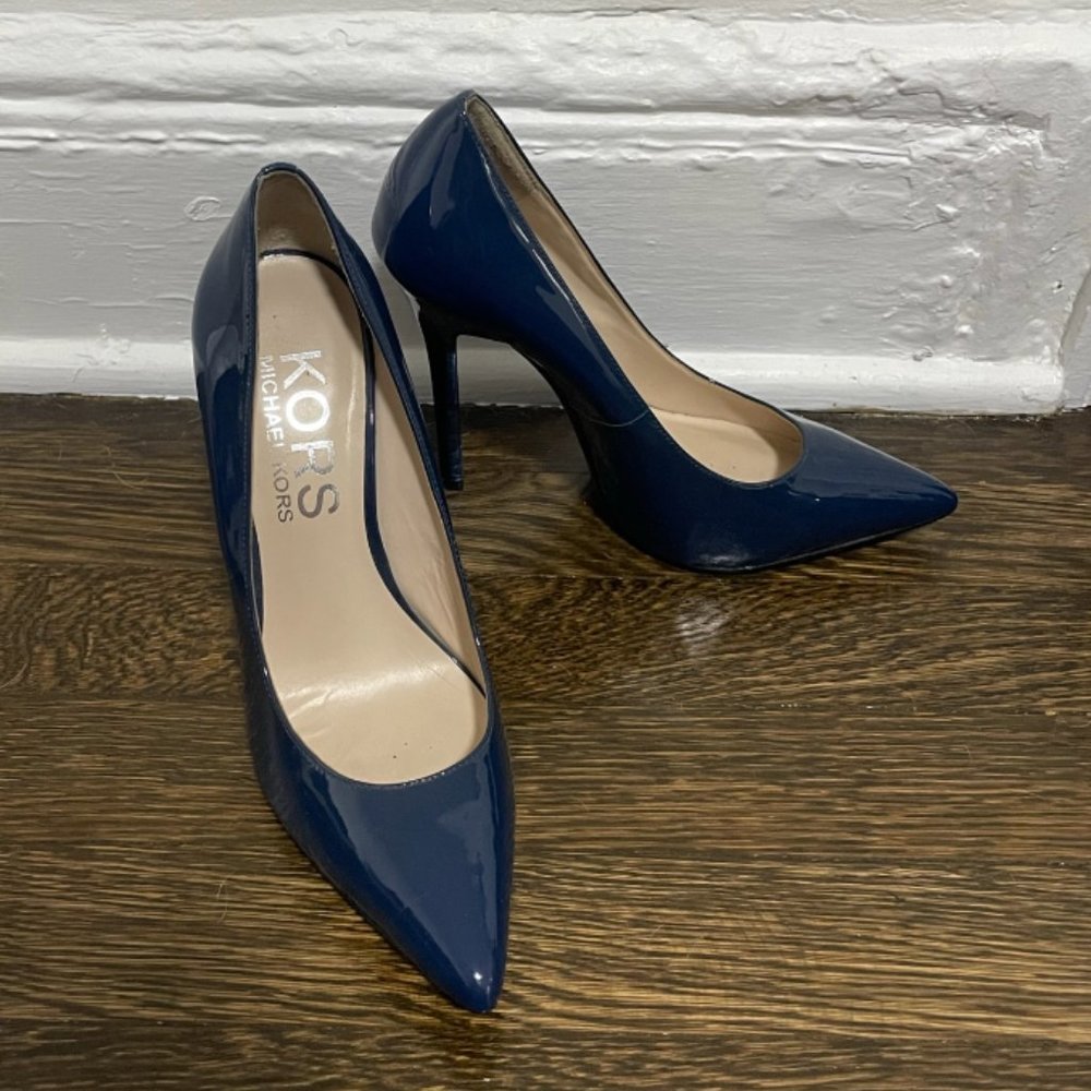 Michael Kors Blue Stiletto Heels